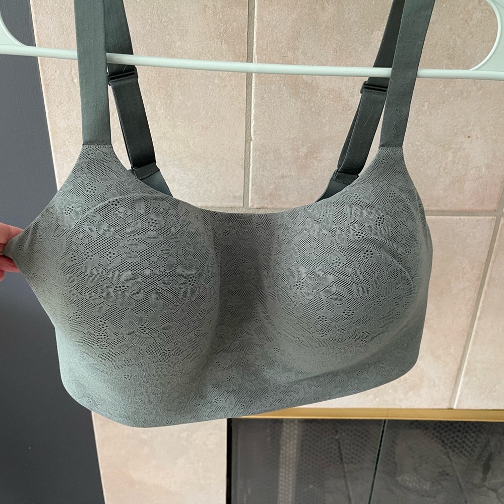 Aerie Slate Gray Seamless Bralette